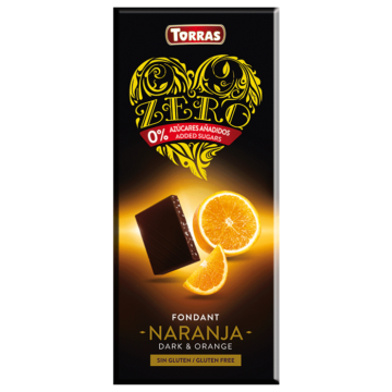 Czekolada-gorzka-z-pomarańczami-bez-dodatku-cukru-Zero-Torras-125g